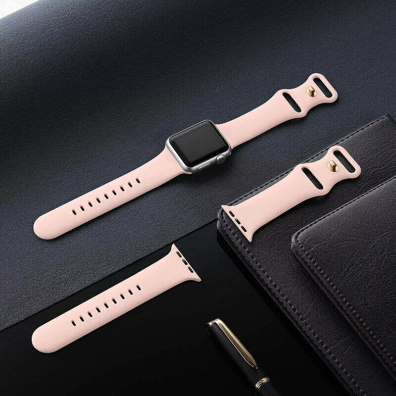 Techsuit W031 band voor Apple Watch 49mm / 46mm / 45mm / 44mm / 42mm Series, Donkerpaars
