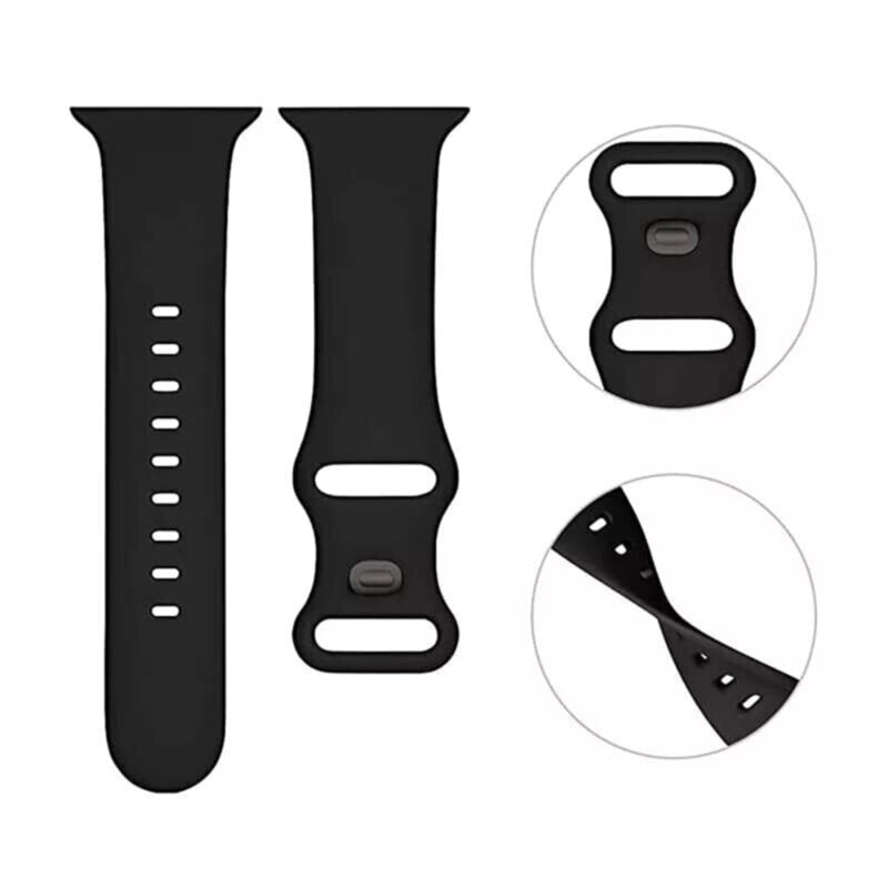 Techsuit W031 band voor Apple Watch 49mm / 46mm / 45mm / 44mm / 42mm Series, Donkerpaars