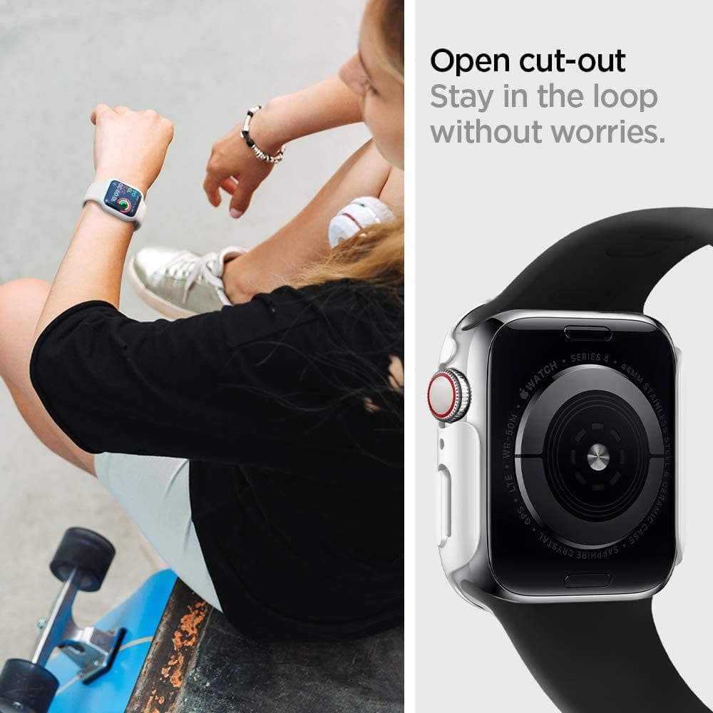 Techsuit W031 band voor Apple Watch 49mm / 46mm / 45mm / 44mm / 42mm Series, Zwart
