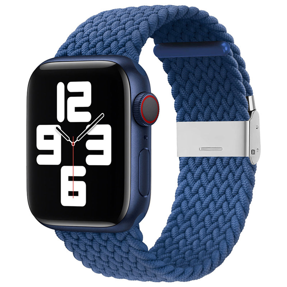 Techsuit W032 band voor Apple Watch 49mm / 46mm / 45mm / 44mm / 42mm Series, Marineblauw