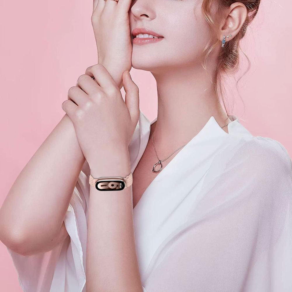 Techsuit W032 band voor Xiaomi Smart Band 9 / 8, Roze