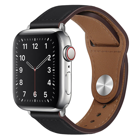 Techsuit W033 band voor Apple Watch 49mm / 46mm / 45mm / 44mm / 42mm Series, Zwart