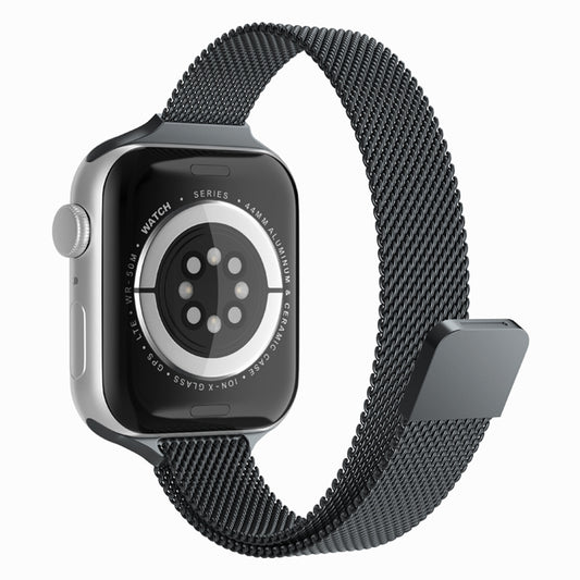 Techsuit W034 band voor Apple Watch 42mm / 41mm / 40mm / 38mm Series, Zwart