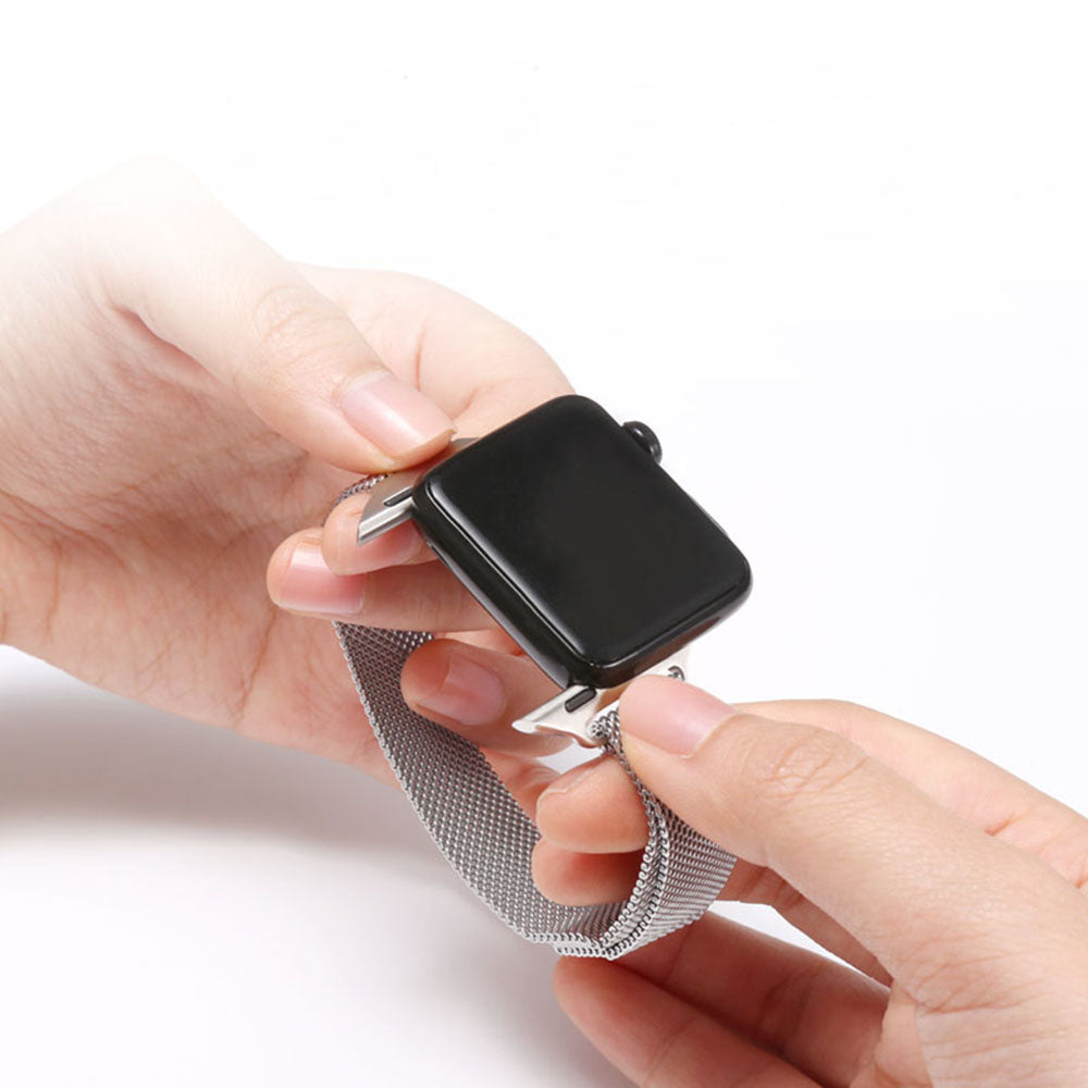 Techsuit W034 band voor Apple Watch 49mm / 46mm / 45mm / 44mm / 42mm Series, Goud
