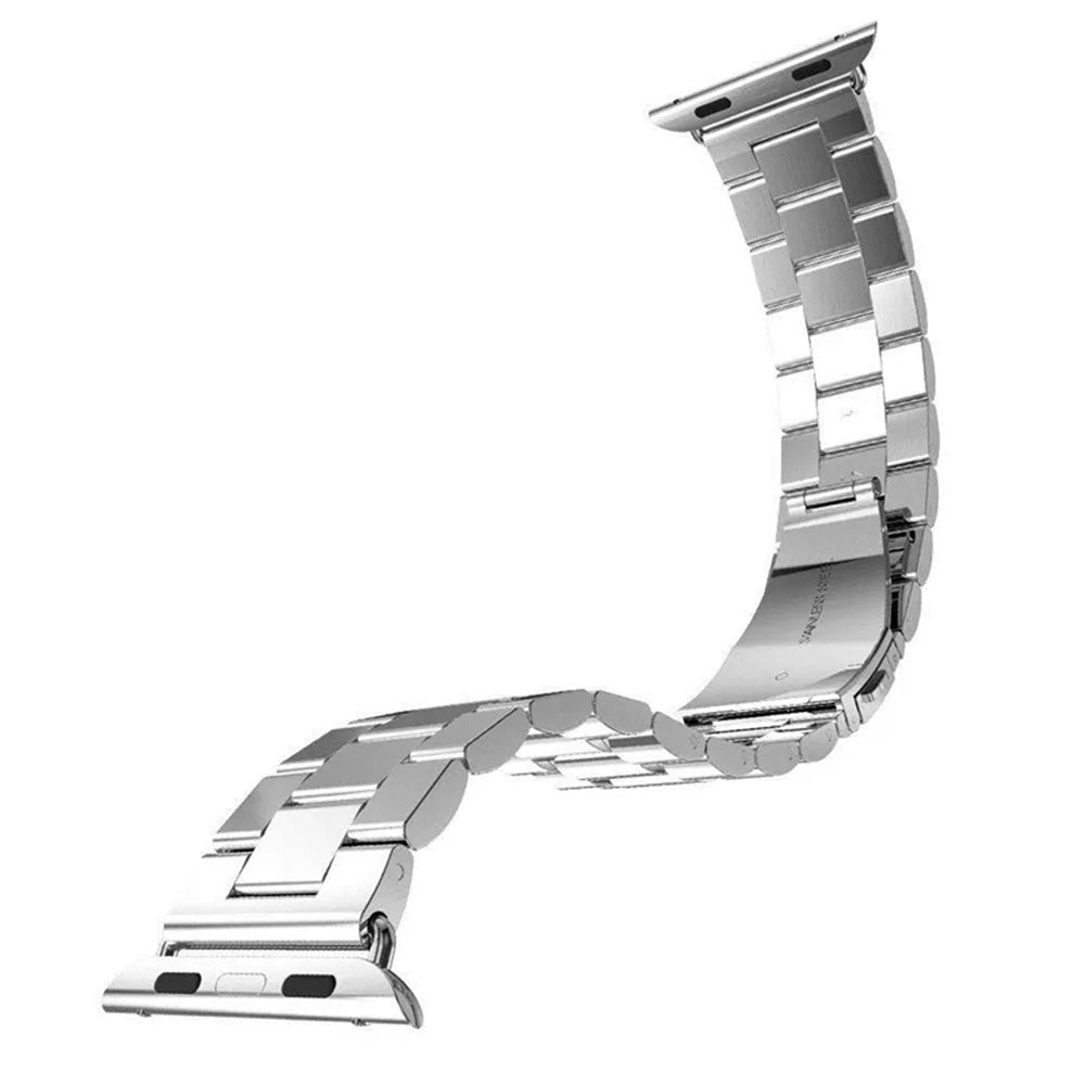 Techsuit W036 band voor Apple Watch 49mm / 46mm / 45mm / 44mm / 42mm Series, Zilverkleurig