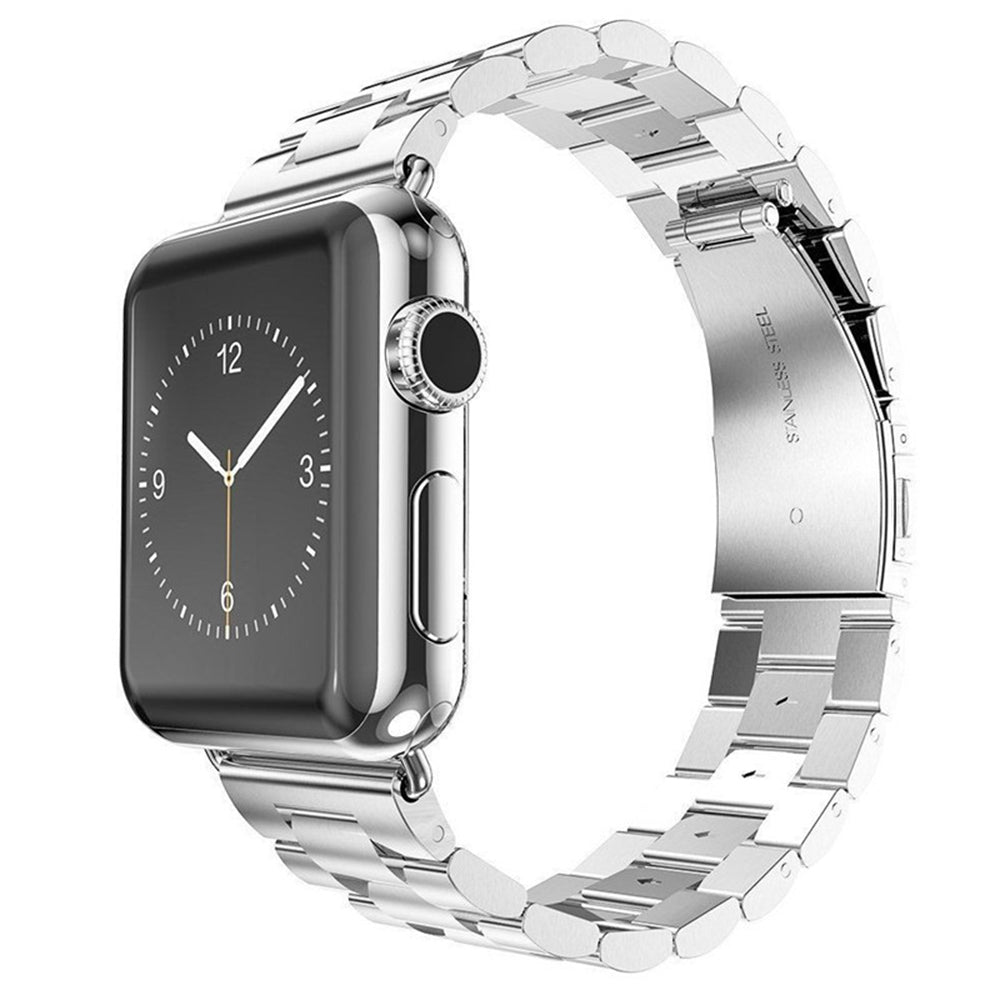 Techsuit W036 band voor Apple Watch 49mm / 46mm / 45mm / 44mm / 42mm Series, Zilverkleurig
