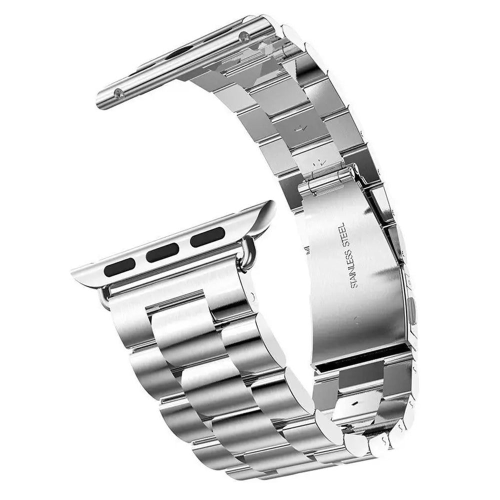 Techsuit W036 band voor Apple Watch 49mm / 46mm / 45mm / 44mm / 42mm Series, Zilverkleurig