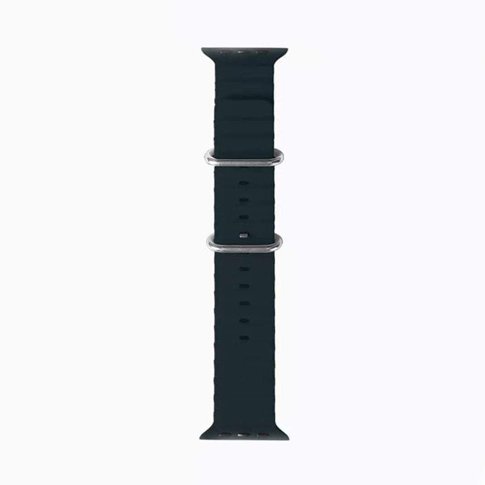 Techsuit W038 band voor Apple Watch 42mm / 41mm / 40mm / 38mm Series, Zwart