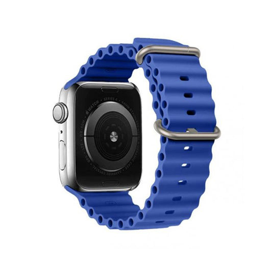 Techsuit W038 band voor Apple Watch 49mm / 46mm / 45mm / 44mm / 42mm Series, Blauw