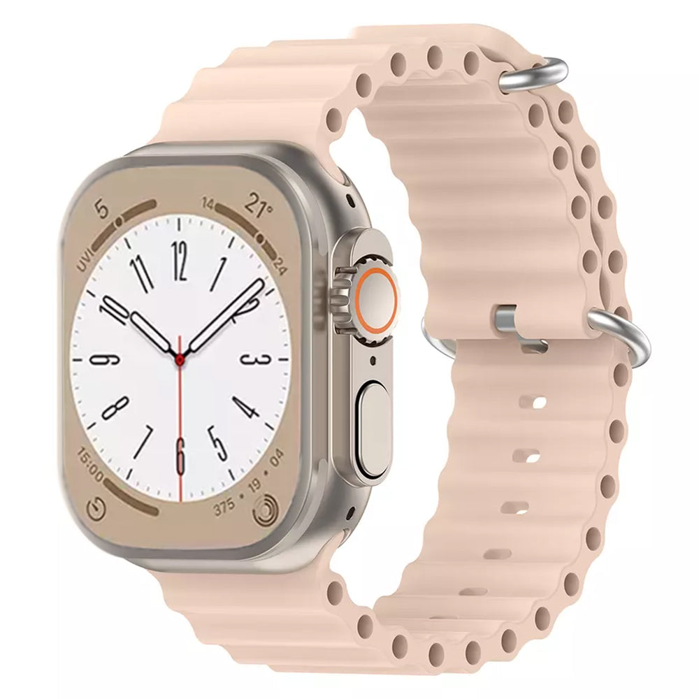 Techsuit W038 band voor Apple Watch 49mm / 46mm / 45mm / 44mm / 42mm Series, Roze
