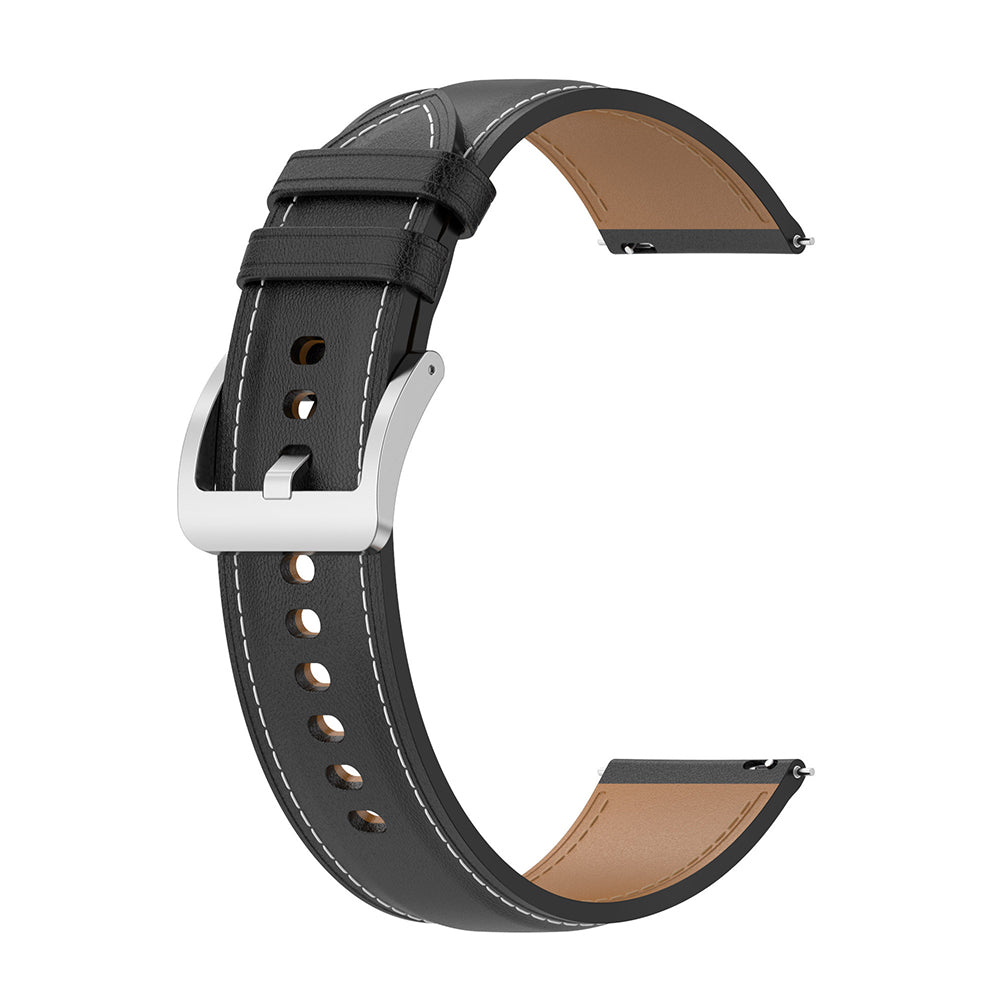 Techsuit W048 band voor Samsung Galaxy Watch / Huawei Watch Series, 20mm, Zwart