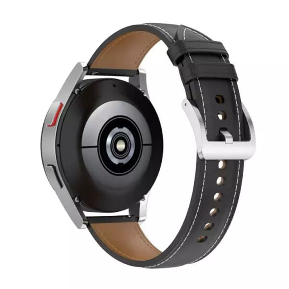 Techsuit W048 band voor Samsung Galaxy Watch / Huawei Watch Series, 20mm, Zwart