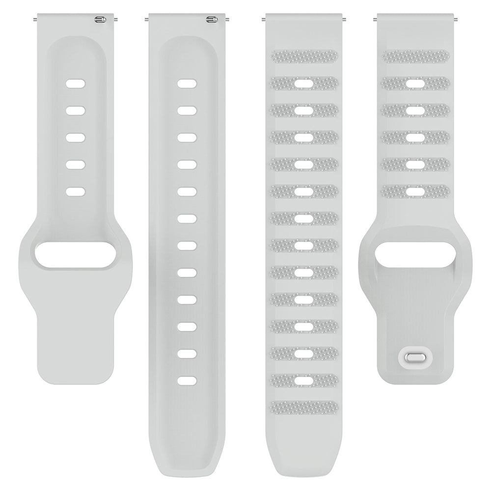 Techsuit W050 band voor Huawei Watch / Xiaomi Watch Series, 22mm, Gri