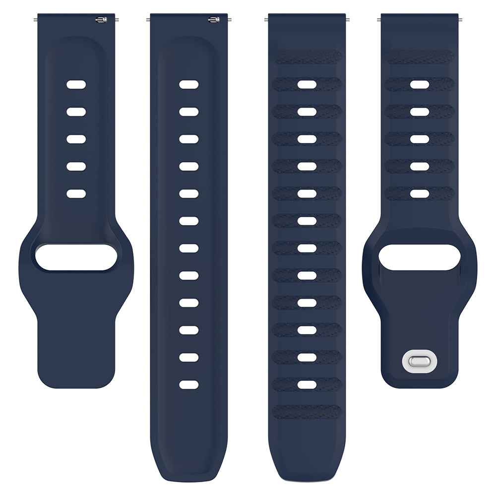 Techsuit W050 band voor Samsung Galaxy Watch / Huawei Watch Series, 20mm, Blauw