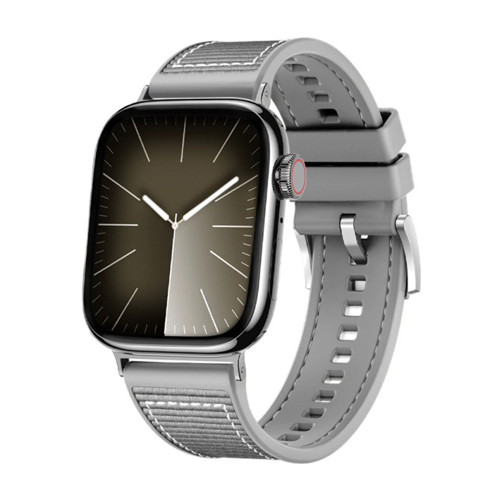 Techsuit W051 band voor Apple Watch 42mm / 41mm / 40mm / 38mm Series, Gri