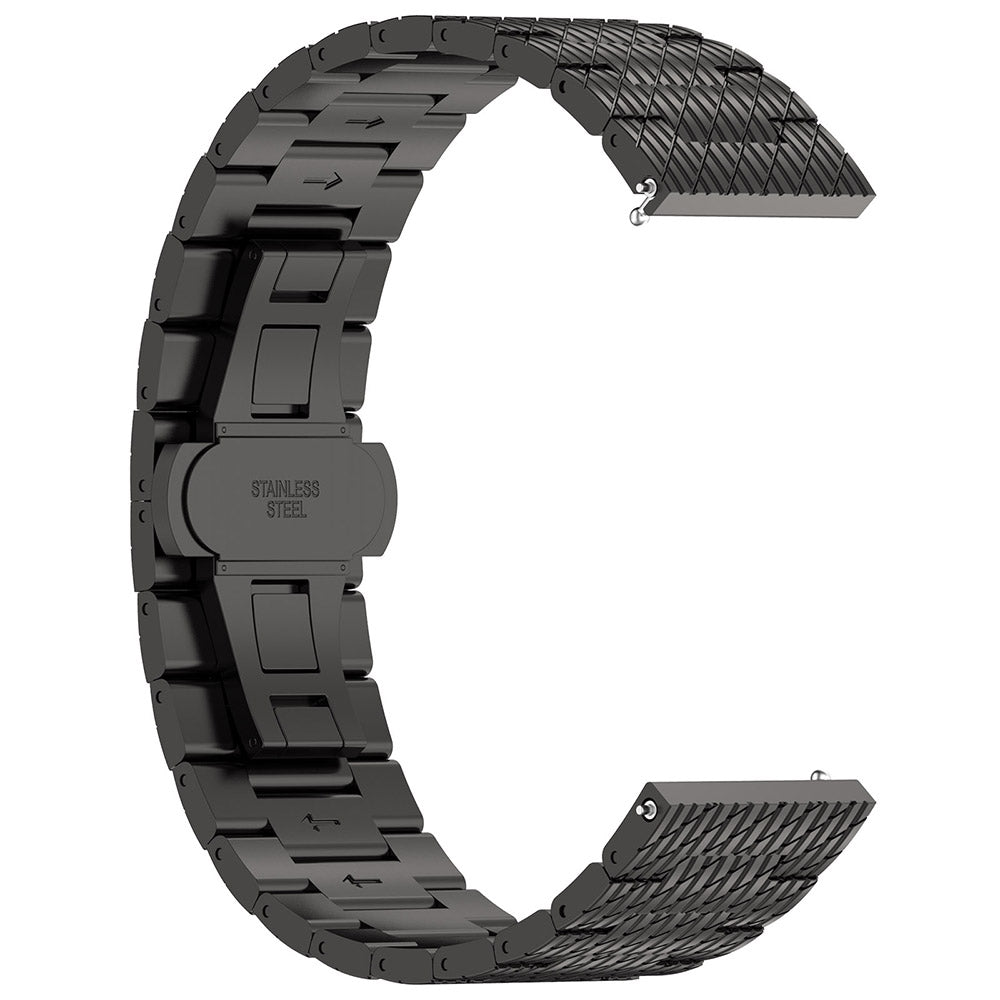 Techsuit W052 band voor Samsung Galaxy Watch / Huawei Watch Series, 20mm, Zwart