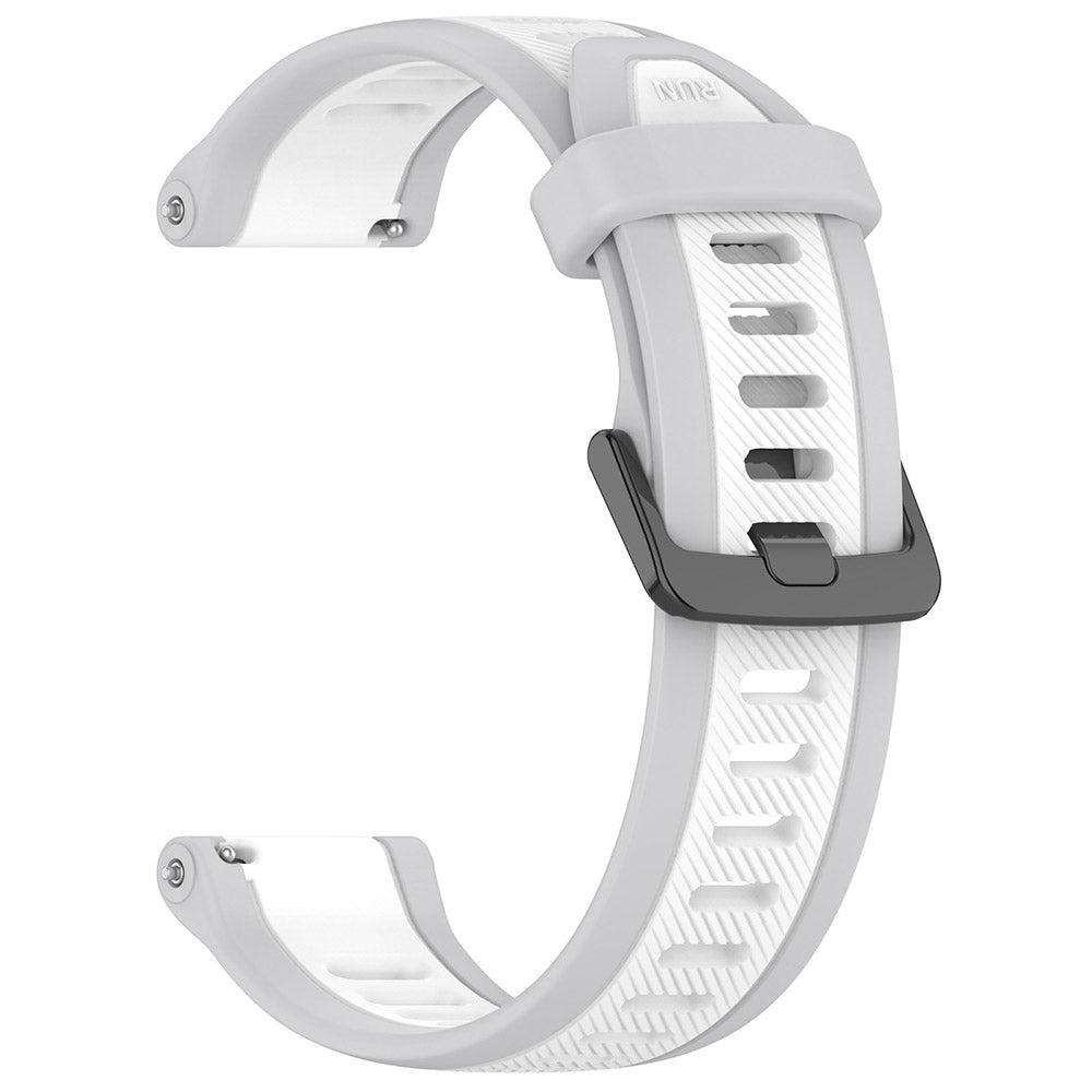 Techsuit W053 band voor Huawei Watch / Garmin Watch Series, 18mm, Wit