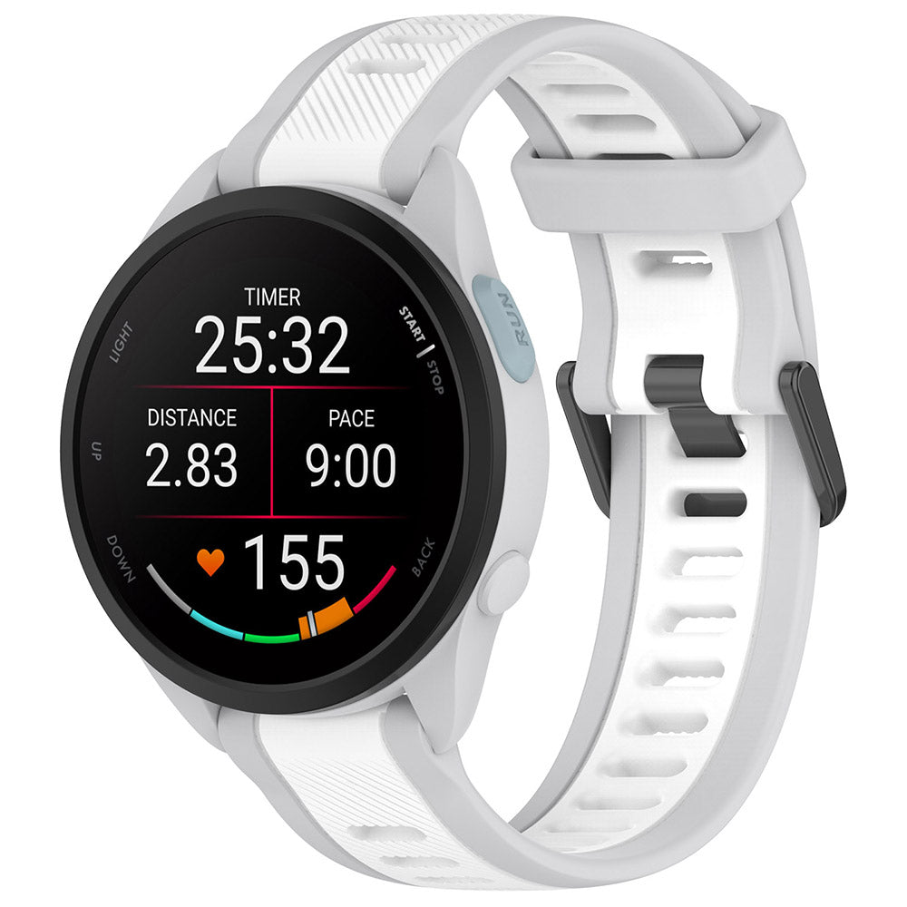 Techsuit W053 band voor Huawei Watch / Garmin Watch Series, 18mm, Wit