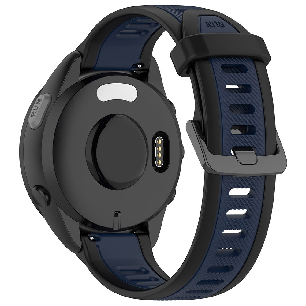 Techsuit W053 band voor Huawei Watch / Garmin Watch Series, 18mm, Donkerblauw