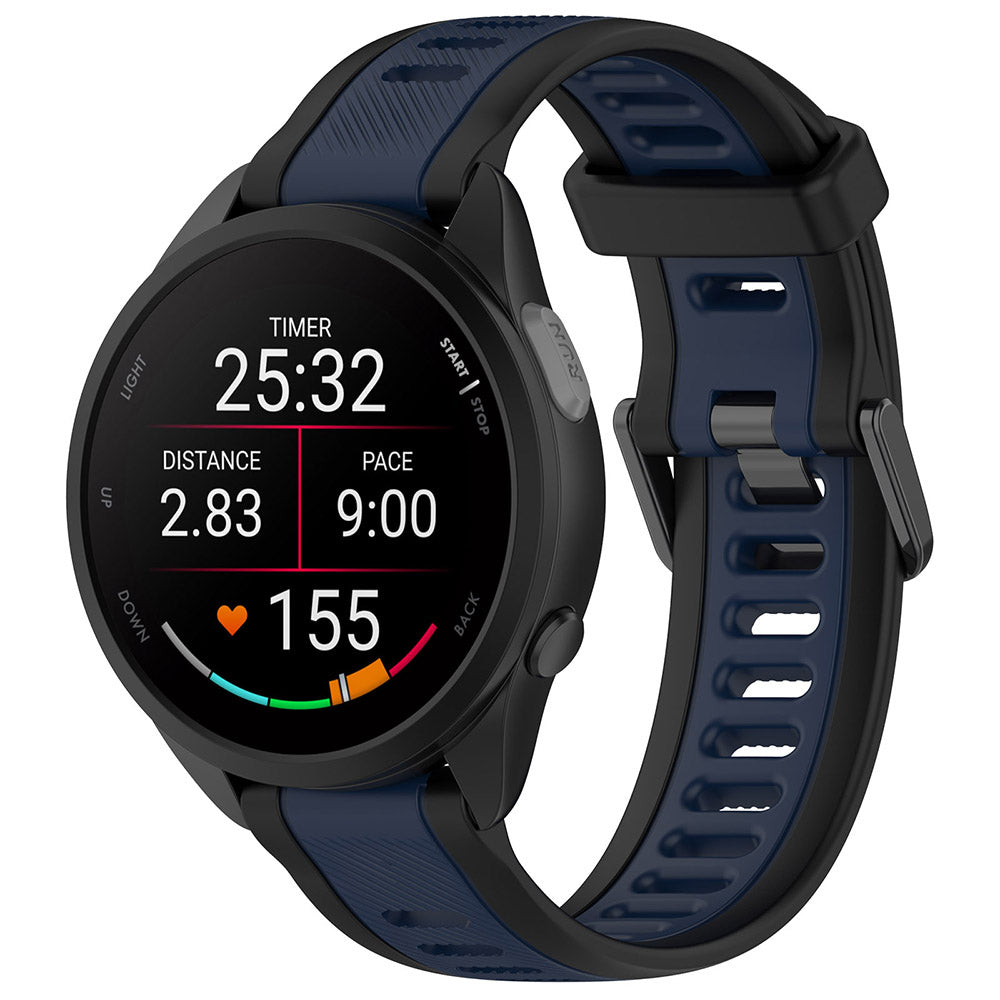 Techsuit W053 band voor Huawei Watch / Garmin Watch Series, 18mm, Donkerblauw