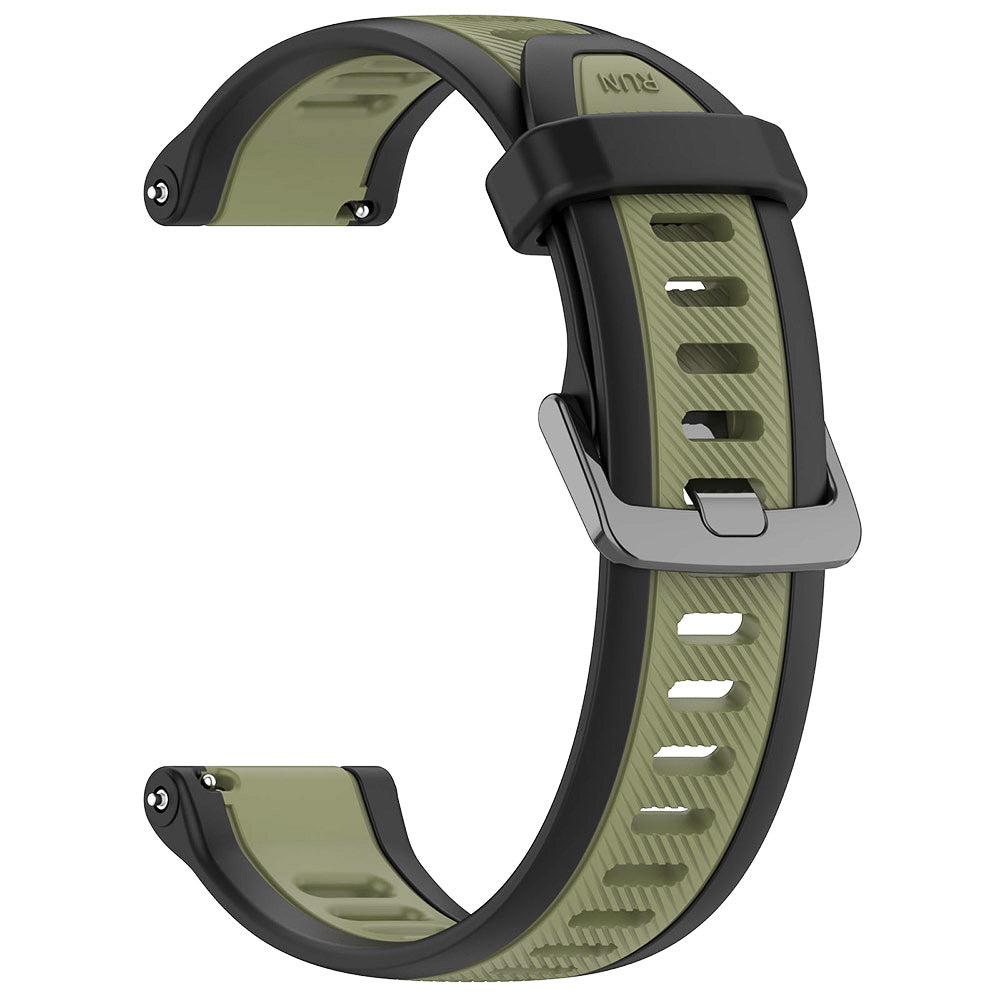 Techsuit W053 band voor Huawei Watch / Garmin Watch Series, 18mm, Kaki