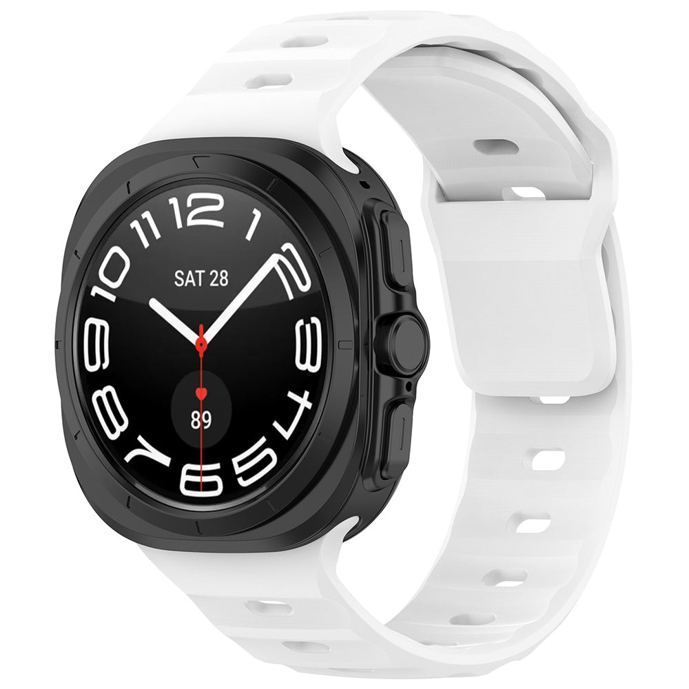Techsuit W055 band voor Samsung Galaxy Watch Ultra, Wit