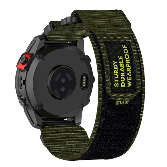 Techsuit W057 band voor Garmin Instinct / Approach / Fenix Watch Series, 20mm, Groen