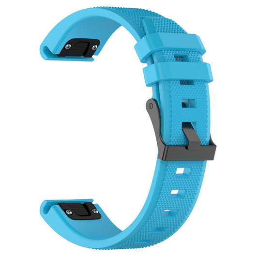 Techsuit W058 band voor Garmin Instinct / Approach / Fenix Watch Series, 20mm, Blauw