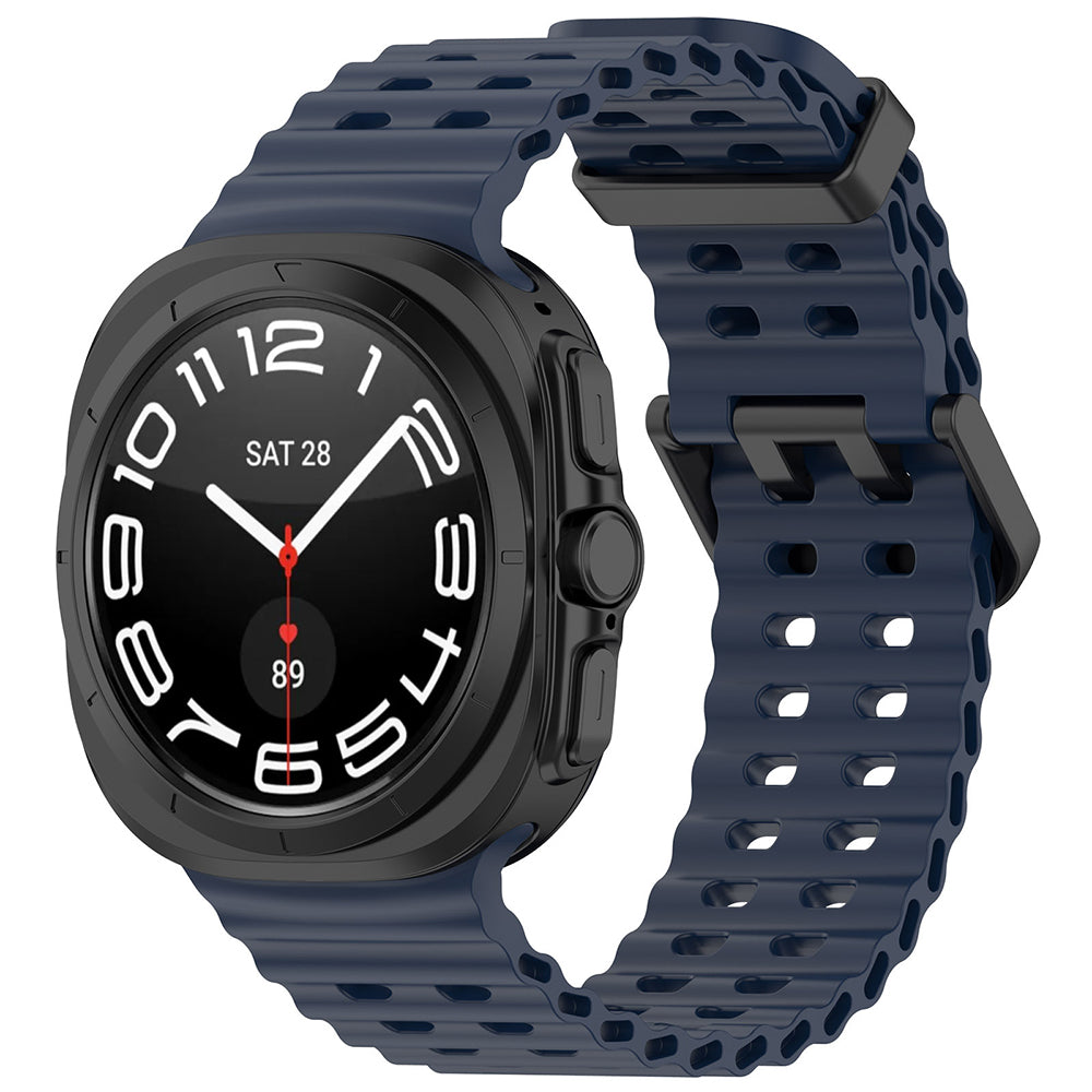 Techsuit W062 band voor Samsung Galaxy Watch Ultra, Marineblauw
