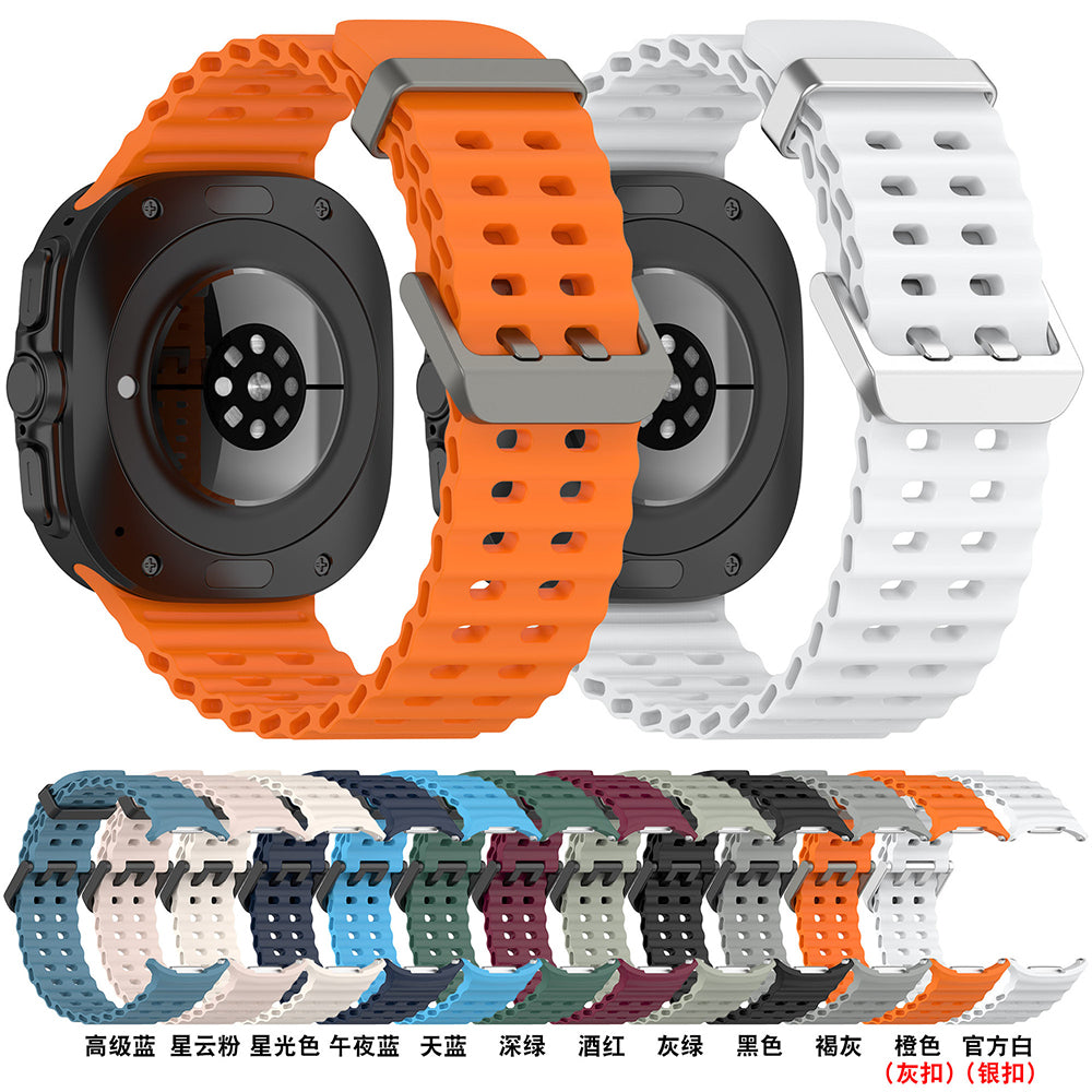 Techsuit W062 band voor Samsung Galaxy Watch Ultra, Marineblauw