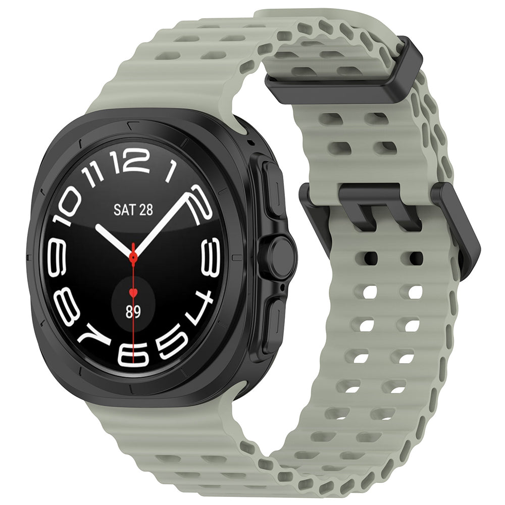 Techsuit W062 band voor Samsung Galaxy Watch Ultra, Lichtgroen