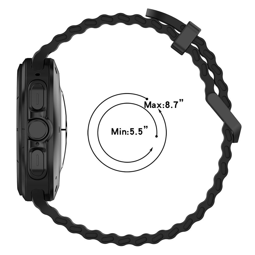 Techsuit W062 band voor Samsung Galaxy Watch Ultra, Lichtgroen