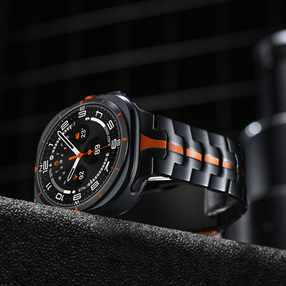 Techsuit W063 band voor Samsung Galaxy Watch Ultra, Zilver
