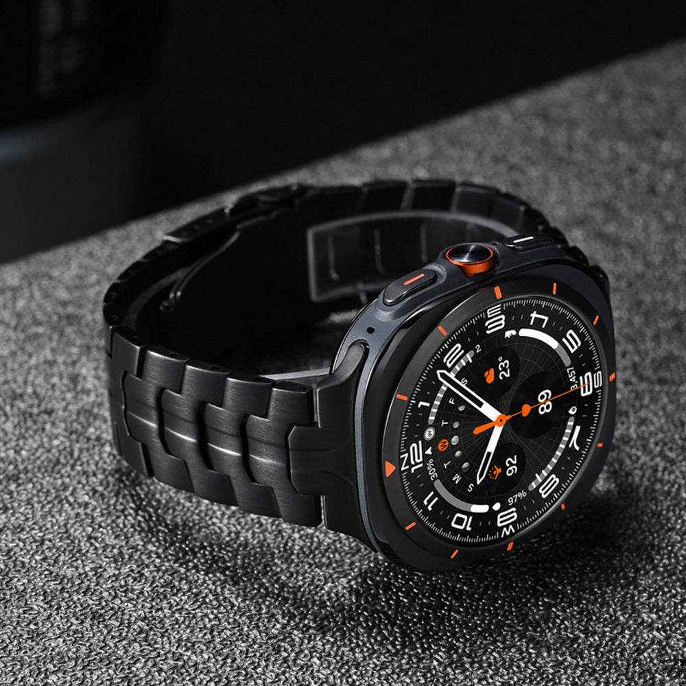 Techsuit W063 band voor Samsung Galaxy Watch Ultra, Zilver