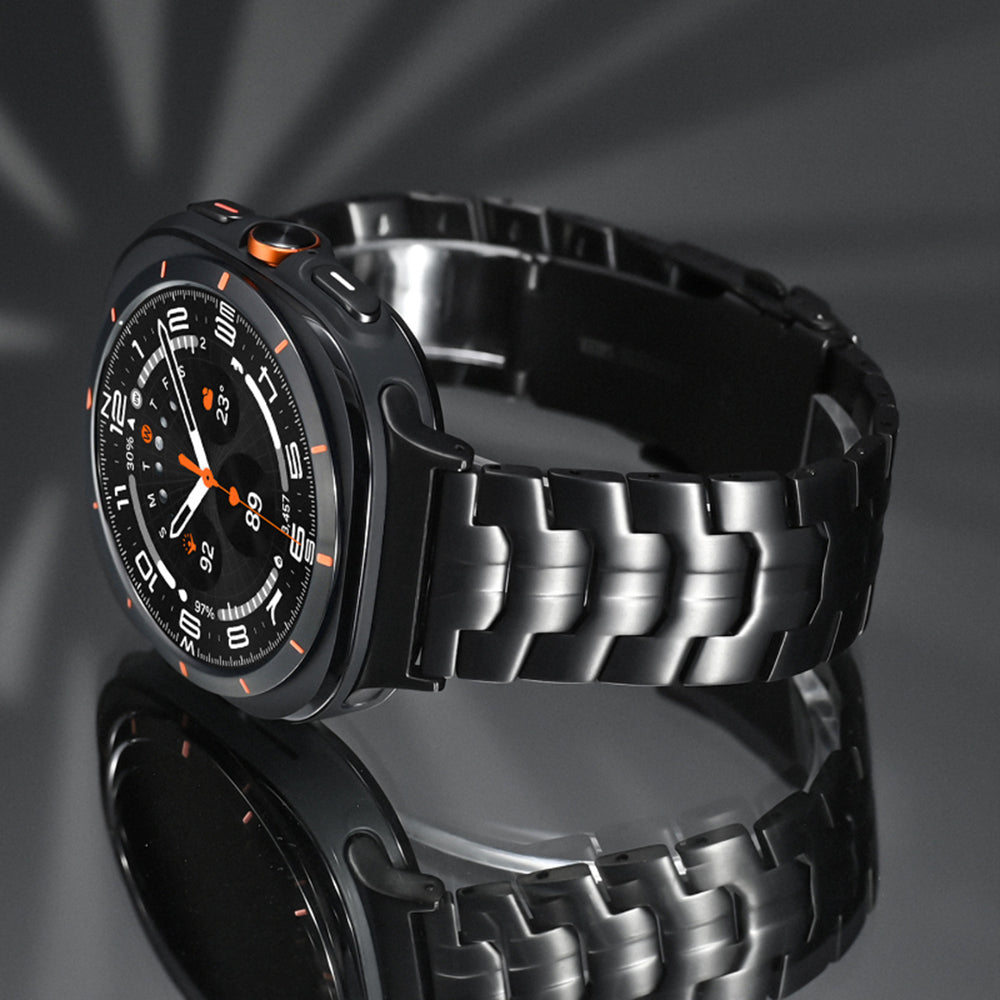 Techsuit W063 band voor Samsung Galaxy Watch Ultra, Zilver
