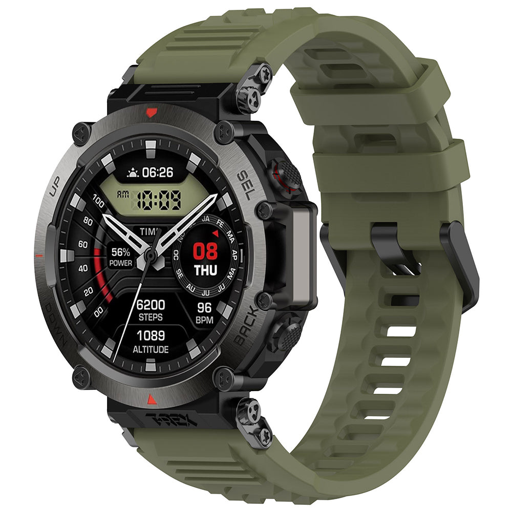 Techsuit W067 band voor Amazfit T-Rex Ultra, Groen