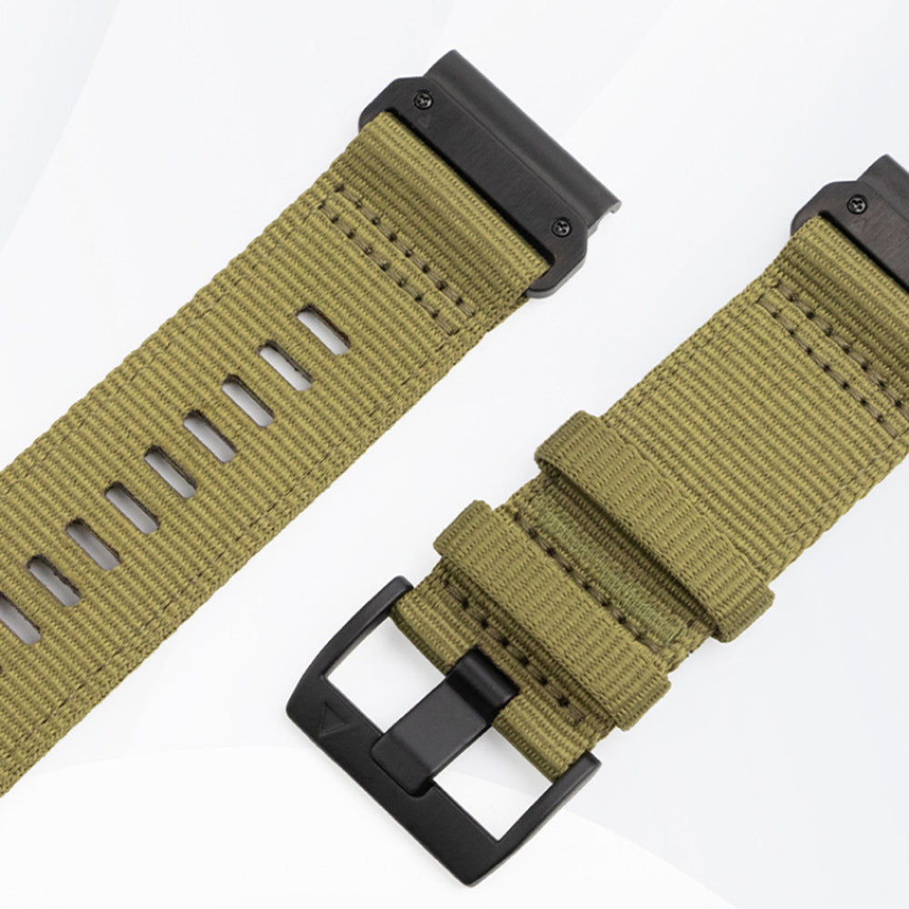 Techsuit W070 band voor Garmin Instinct / Approach / Fenix Watch Series, 20mm, Donkergroen