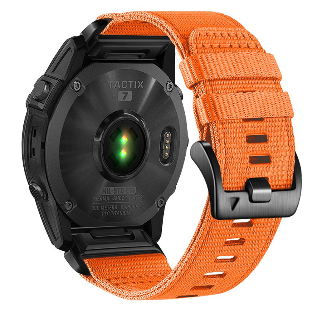 Techsuit W070 band voor Garmin Watch Fenix / Forerunner / Approach Series, 22mm, Oranje