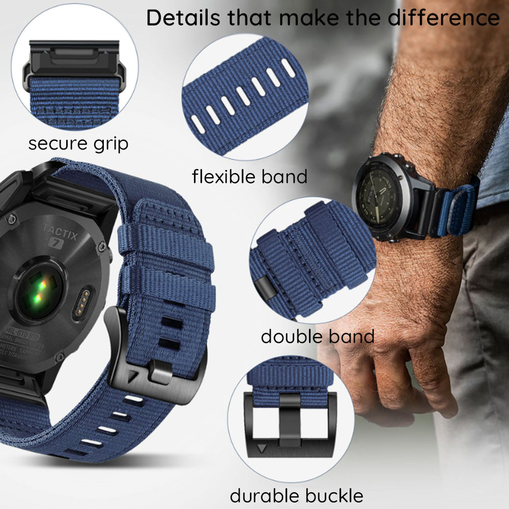 Techsuit W070 band voor Samsung Galaxy Watch / Huawei Watch Series, 22mm, Oranje