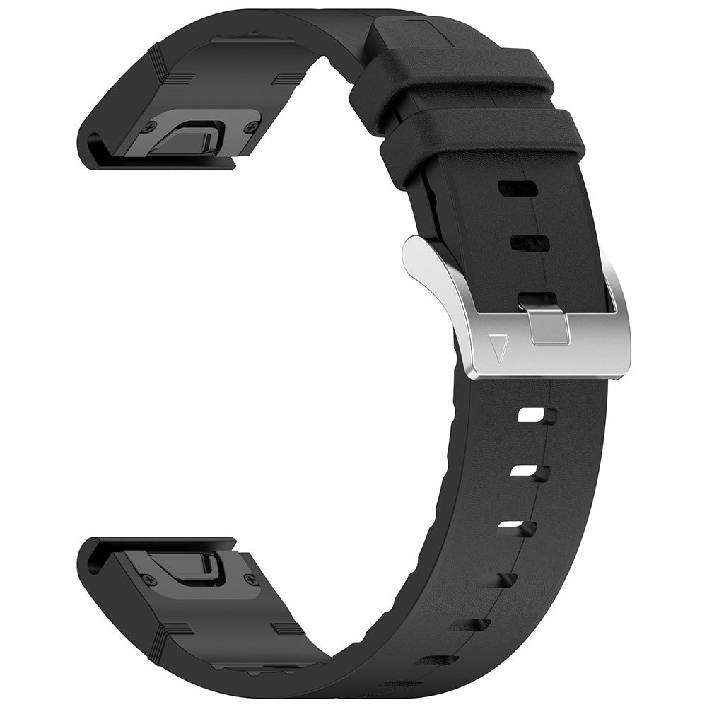 Techsuit W071 band voor Garmin Watch Fenix / Forerunner Series, 22mm, Zwart