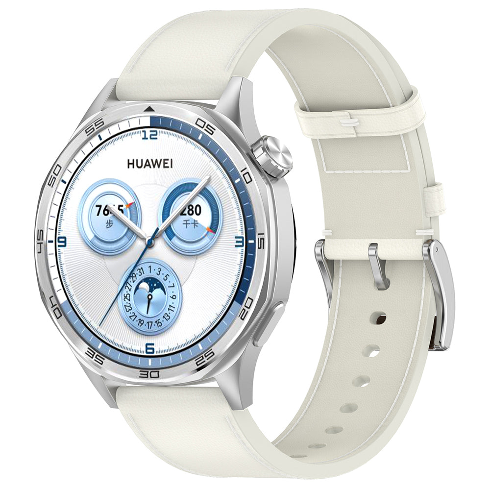 Techsuit W073 band voor Samsung Galaxy Watch / Huawei Watch Series, 22mm, Wit