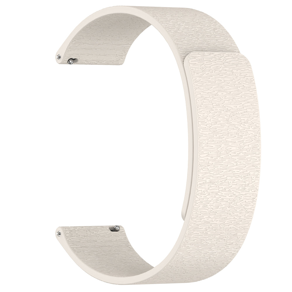 Techsuit W074 band voor Huawei Watch / Garmin Watch Series, 18mm, Beige
