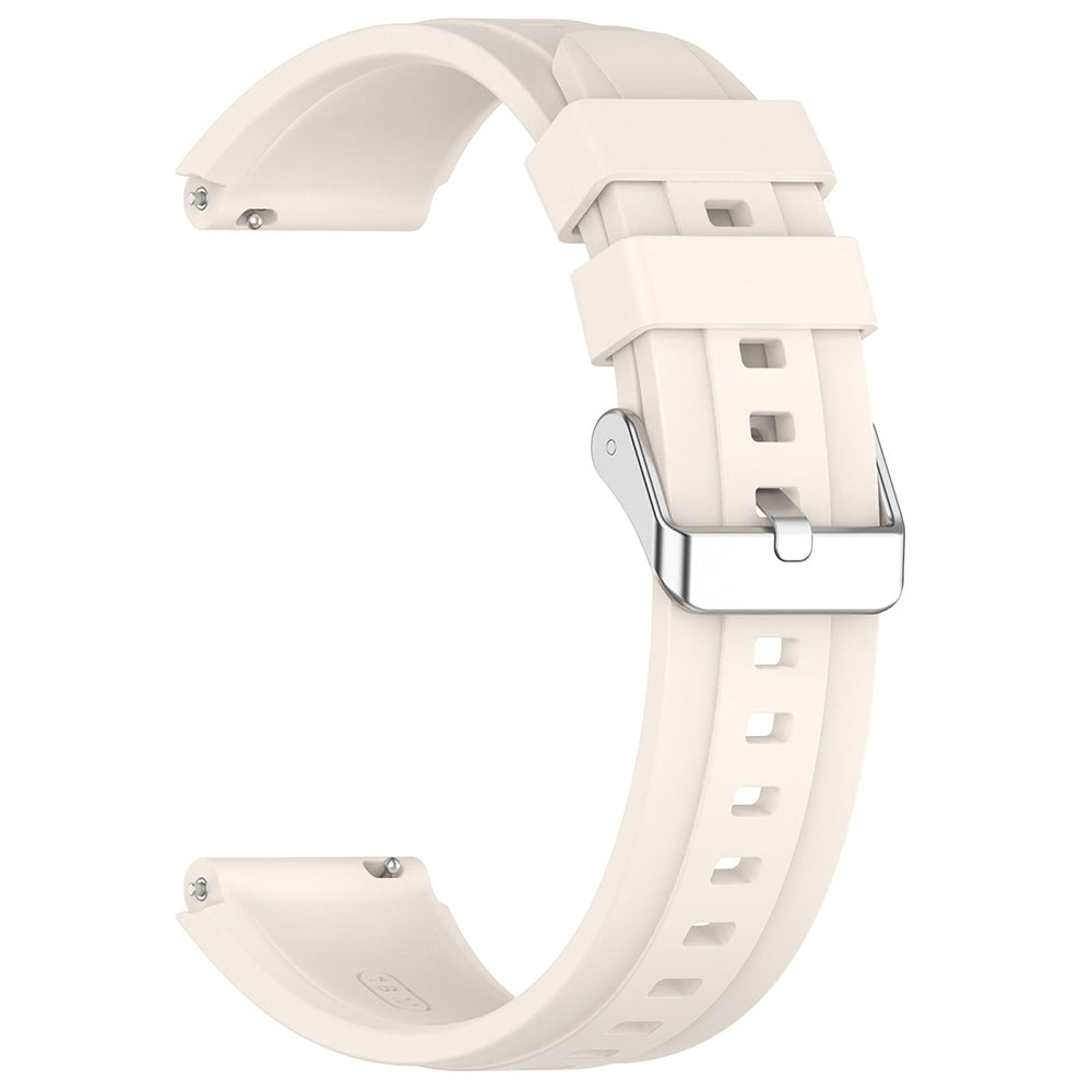 Techsuit W075 band voor Huawei Watch / Garmin Watch Series, 18mm, Beige