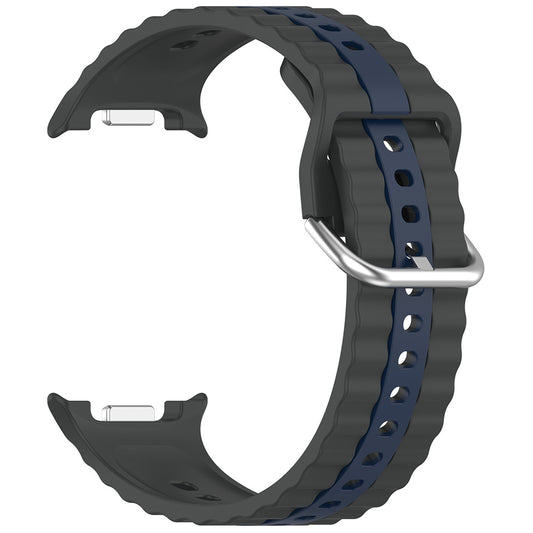 Techsuit W078 band voor Samsung Galaxy Watch 8 Classic / Watch8 44mm / Watch 8 40mm, Grijs