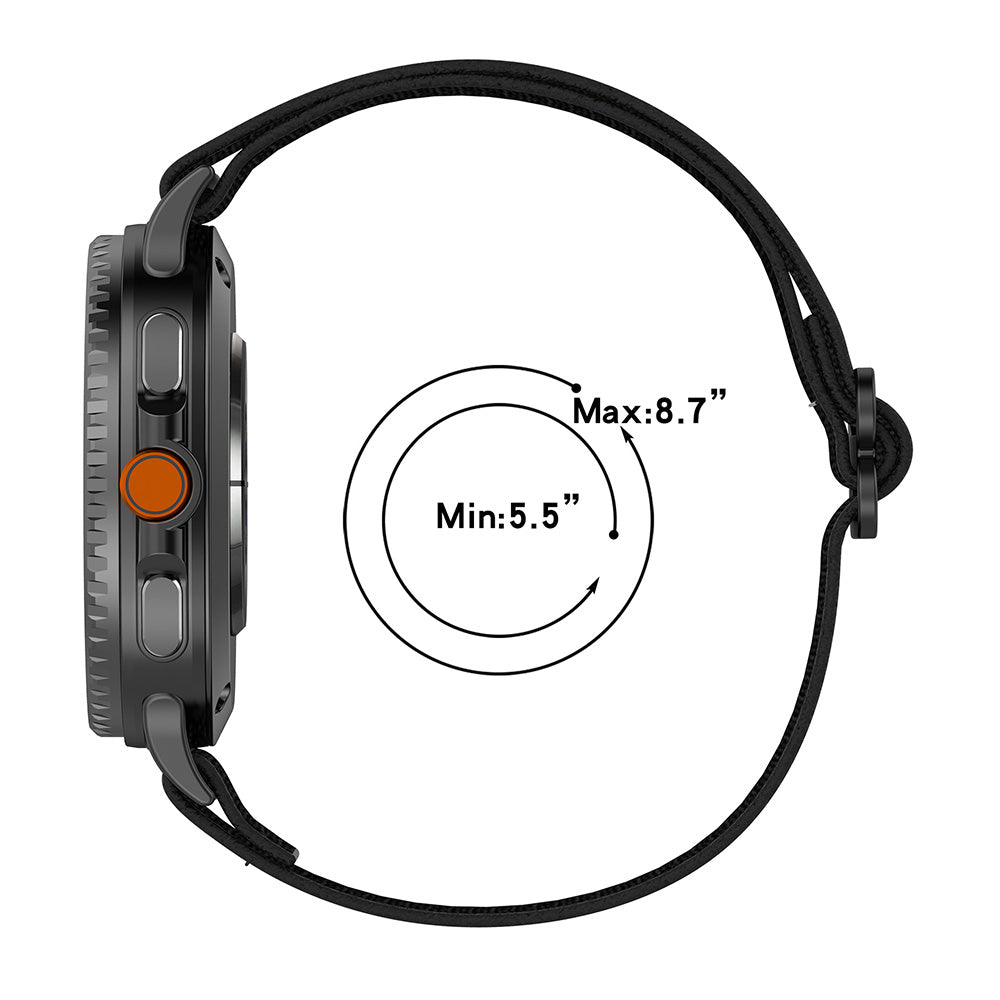 Techsuit W080 Strap for Samsung Galaxy Watch8 / Watch8 Classic Series, Navy Blue