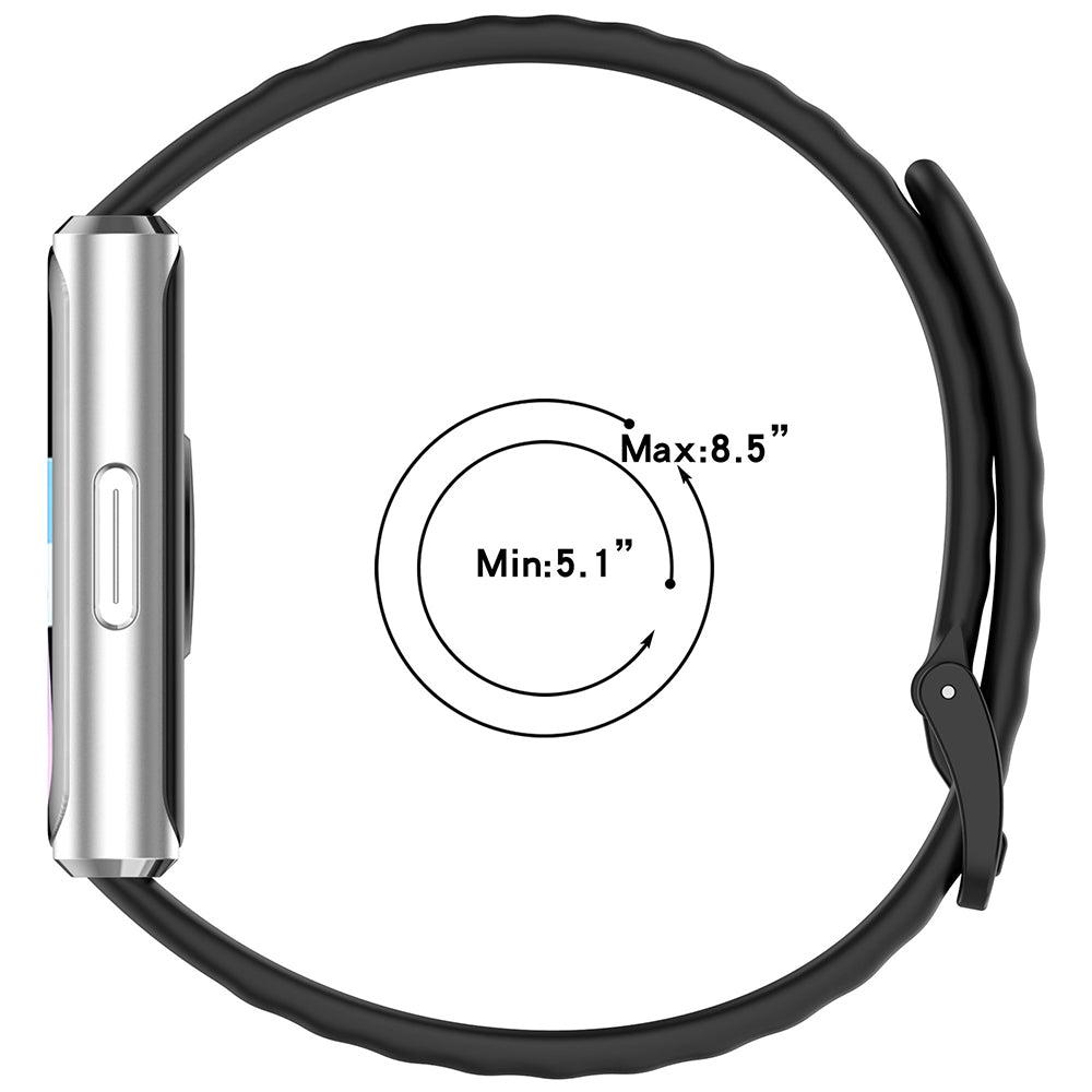 Techsuit-band W082 voor Huawei Band 11 / 11 Pro, Marineblauw