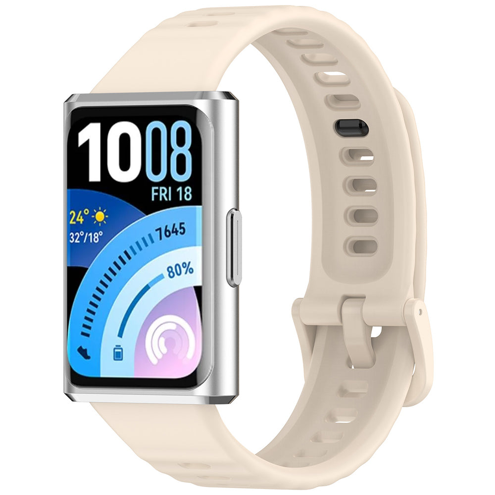 Techsuit-band W082 voor Huawei Band 11 / 11 Pro, Crème