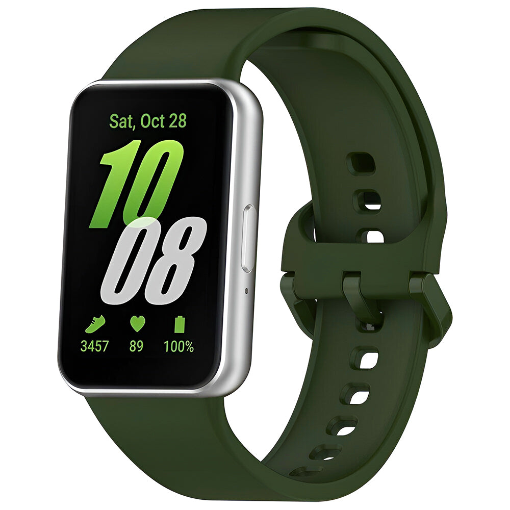 Techsuit-band W086 voor Samsung Galaxy Fit3 R39M, Groen