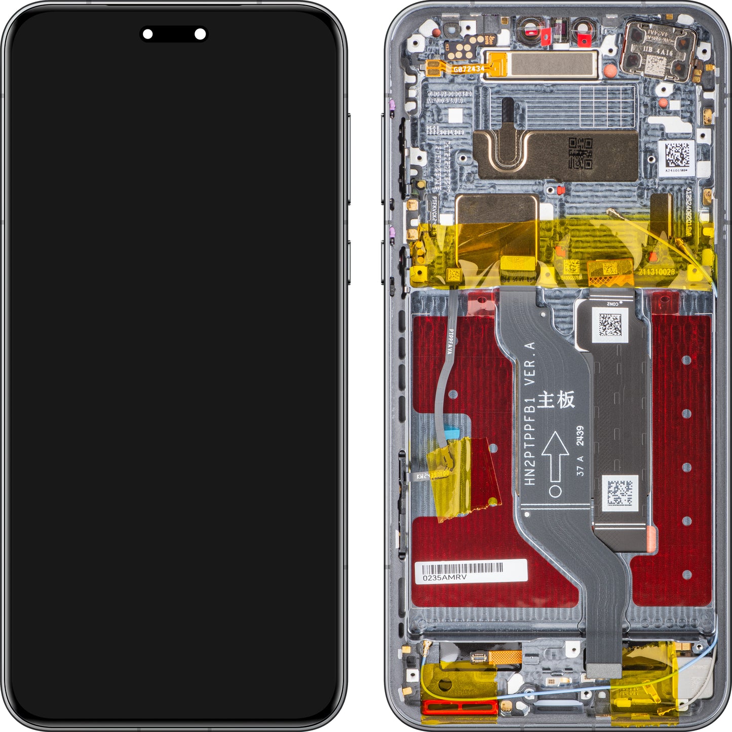 Display met Touchscreen Honor Magic7 Pro, met Frame, Zwart, Service Pack 0235AMRV