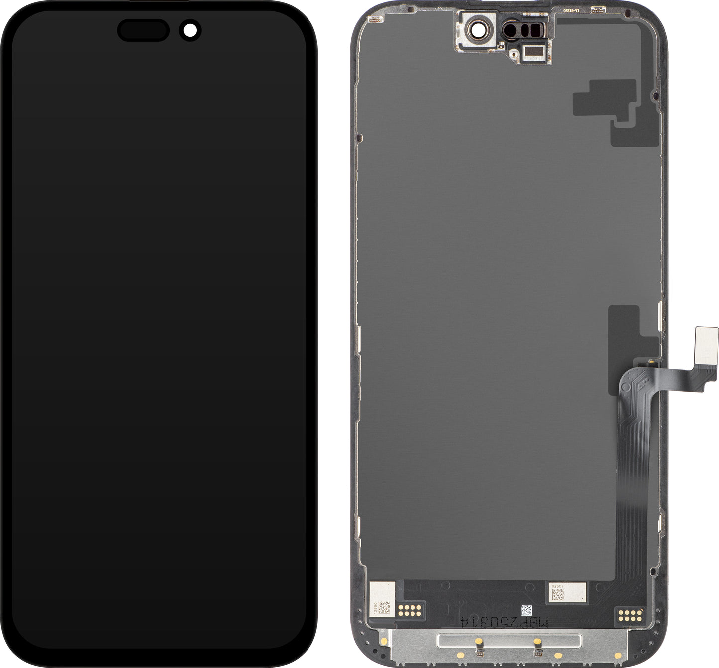Display met Touchscreen JK voor Apple iPhone 16 Plus, met Frame, LCD In-Cell IC Movable Versie, Zwart